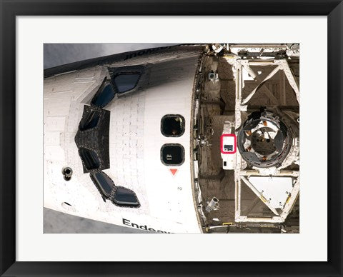 Framed Art Frame Art Dragon Eye as seen from the International Space Station Wall Decor 18x24 Artwork
