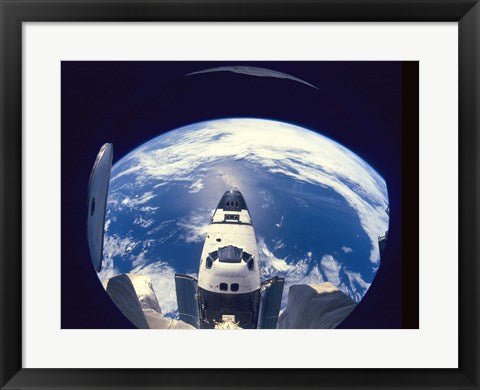 Framed Art Earth & Atlantis Framed Art for your Home Wall Decor 18x24 Artwork