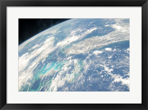 Framed Art Florida from space taken by Atlantis Wall Decor 18x24 Artwork
