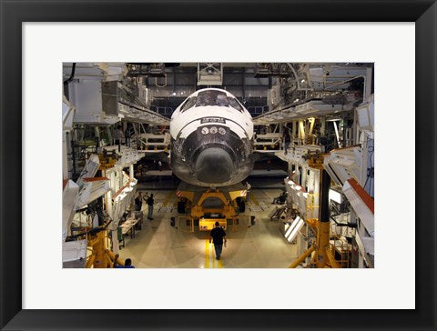 Framed Art STS-129 Atlantis Ready to Roll Wall Decor 18x24 Artwork