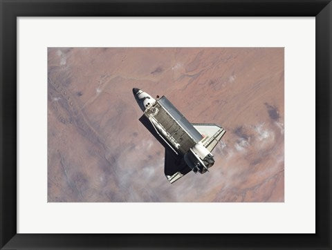 Framed Art STS-129 Atlantis Separation Wall Decor 18x24 Artwork