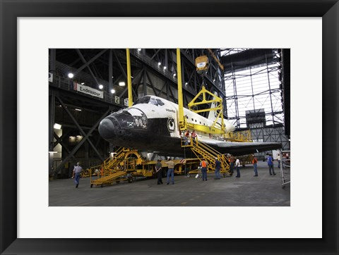Framed Art STS-129 Orbiter Atlantis Rollover Wall Decor 18x24 Artwork