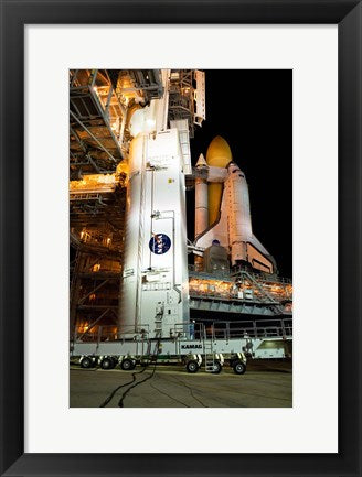 Framed Art STS-129 Payload Canister Wall Decor 18x24 Artwork