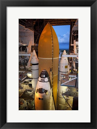 Framed Art STS-135 Atlantis rollout Wall Decor 18x24 Artwork