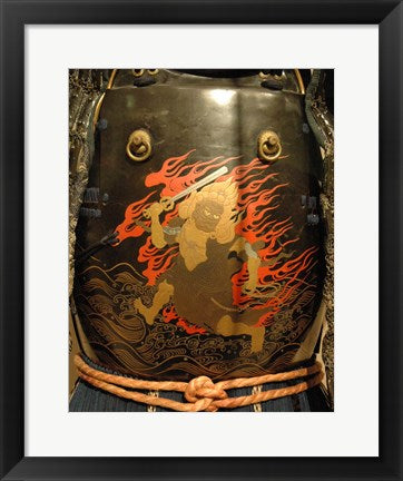 Framed Art Hotoke dou samurai armor Wall Decor 18x24 Artwork