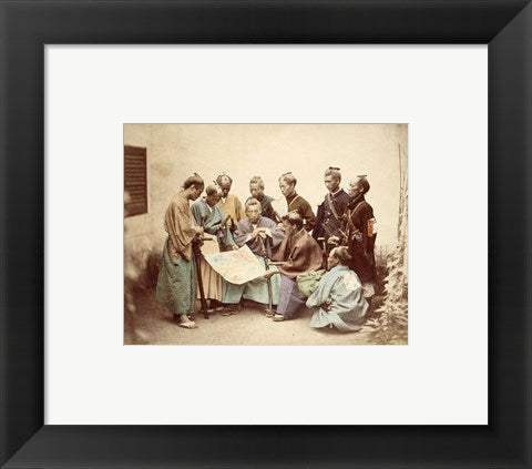 Framed Art Satsuma samurai during boshin war period Wall Decor 18x24 Artwork