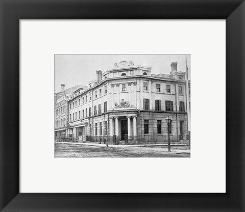Framed Art Frame Art Bank of British North America 1867 Toronto Wall Decor 18x24 Artwork