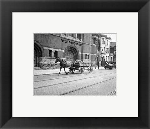 Framed Art Mc Caul Street Synagogue Wall Decor 18x24 Artwork