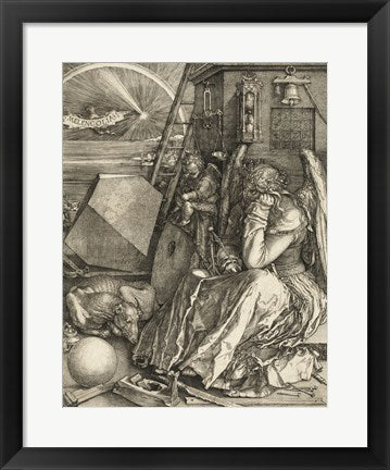 Framed Art Melencolia I Durer, Albrecht by Albrecht Durer Wall Decor 18x24 Artwork