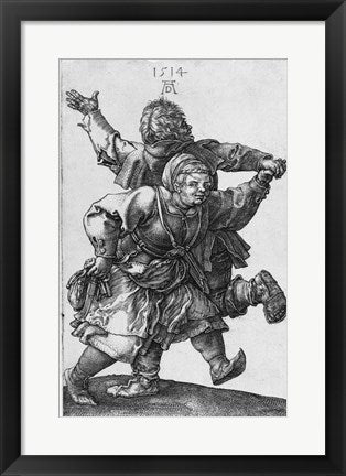 Framed Art The Peasants by Albrecht Durer Wall Decor 18x24 Artwork