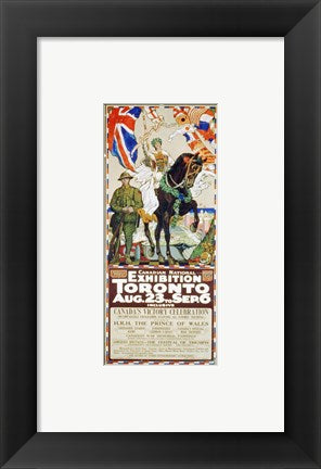 Framed Art Canadian National Exhibition Toronto Wall Decor 18x24 Artwork