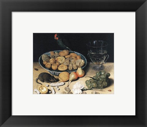 Framed Art George Flegel Dessert Still Life Wall Decor 18x24 Artwork