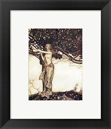 Framed Art Ring by Arthur Rackham Wall Decor 18x24 Artwork