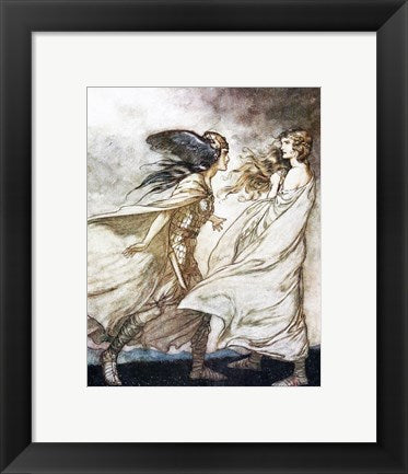 Framed Art Siegfried and the Twilight of the Gods 2 by Arthur Rackham Wall Decor 18x24 Artwork