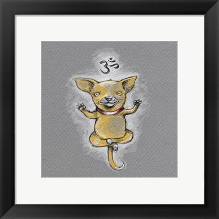 Framed Art Enlightened Chihuahua Framed Art for your Home Wall Decor 18x24 Artwork