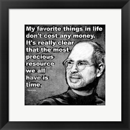 Framed Art Steve Jobs Quote I Wall Decor 18x24 Artwork