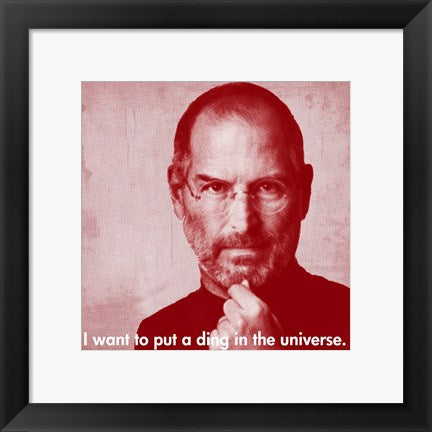 Framed Art Ding in the Universe Framed Art for your Home Wall Decor 18x24 Artwork