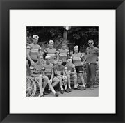 Framed Art Dutch Team, Tour de France 1960 Wall Decor 18x24 Artwork