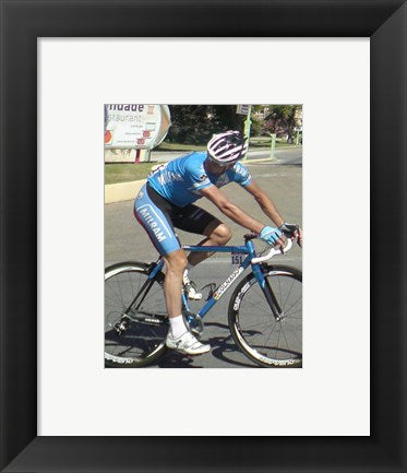 Framed Art Erik Zabel Tour de France 2008 Wall Decor 18x24 Artwork