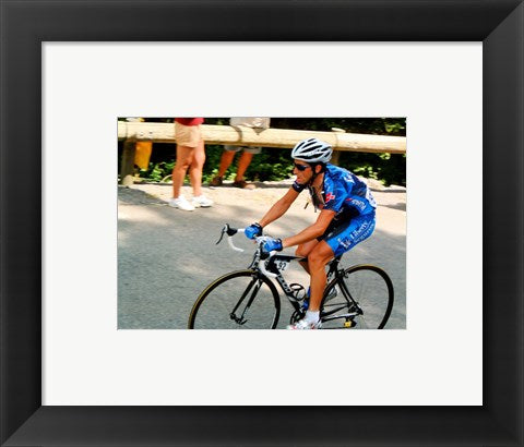 Framed Art Joseba Beloki Tour de france 2005 Wall Decor 18x24 Artwork