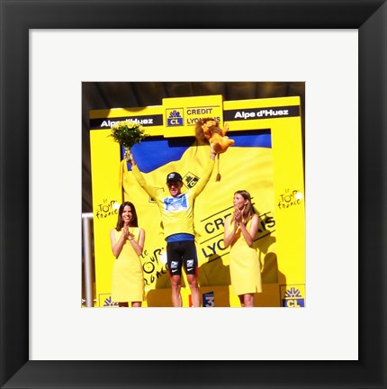 Framed Art Lance Armstrong - Tour de France 2003 Wall Decor 18x24 Artwork
