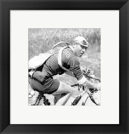 Framed Art Lucien Buysse in de Tour de France 1926 Wall Decor 18x24 Artwork