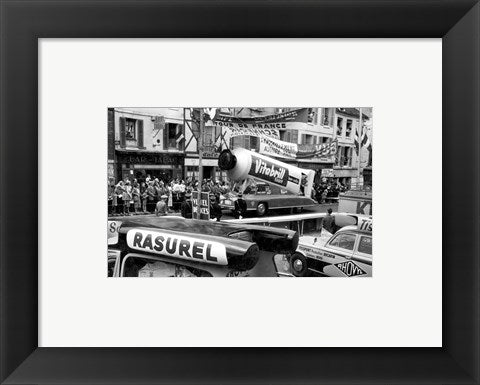 Framed Art Merchandising. Tour de France 1958 Wall Decor 18x24 Artwork