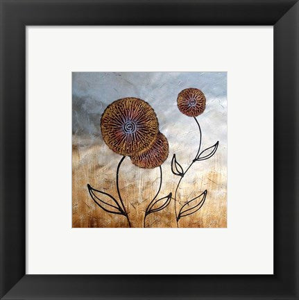Framed Art Flowers in the Field Framed Art for your Home Wall Decor 18x24 Artwork