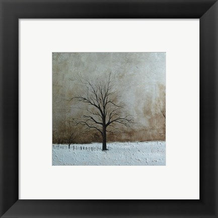 Framed Art Tree Landscape Wall Decor 18x24 Artwork
