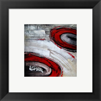 Abstract Circles I - red