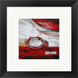 Abstract Circles II - red