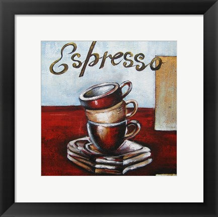 Framed Art Espresso Framed Art for your Home Wall Decor 18x24 Artwork