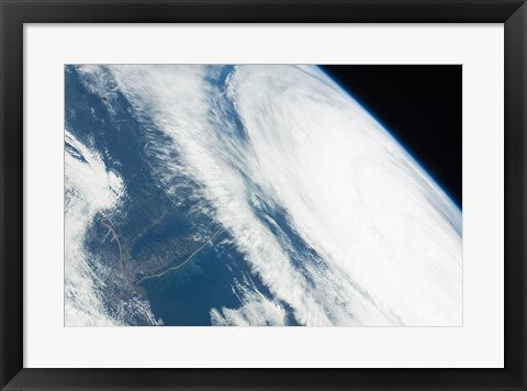 Framed Art Frame Art 2011 Hurricane Katia off the Northeastern US from space Wall Decor 18x24 Artwork