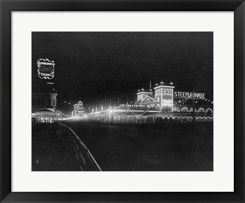 Framed Art The Steeplechase Wall Decor 18x24 Artwork
