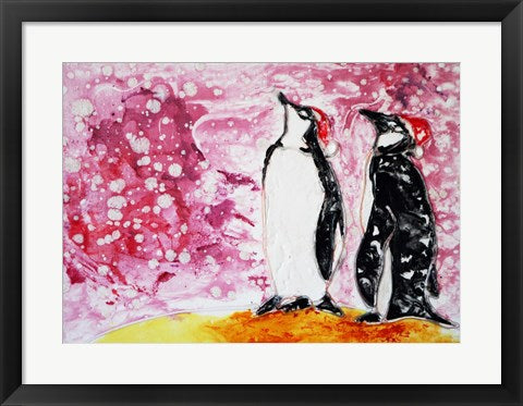 Framed Art Christmas In July by Natalie Talocci Wall Decor 18x24 Artwork