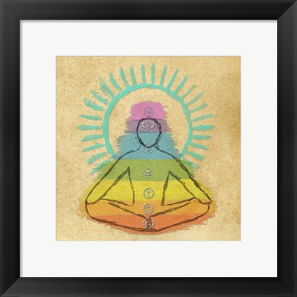 Framed Art Chakra Harmony Framed Art for your Home Wall Decor 18x24 Artwork