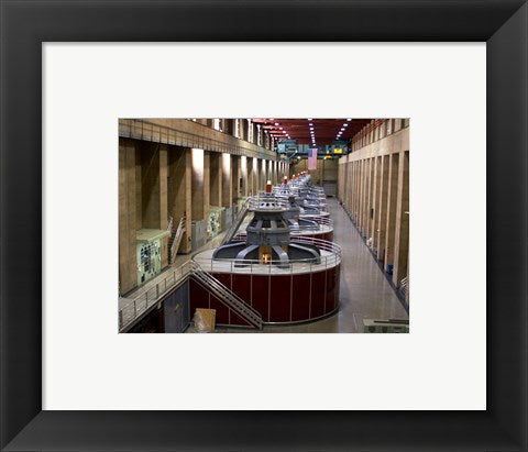 Framed Art Hoover Dam's generators Wall Decor 18x24 Artwork
