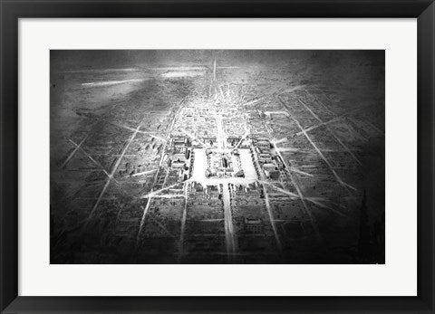 Framed Art Frame Art Conceptual drawing for Independence Square, Washington DC Wall Decor 18x24 Artwork