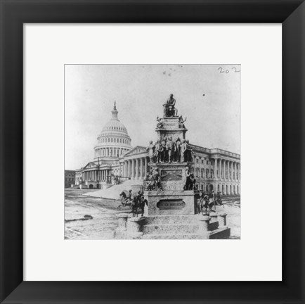 Framed Art Lincoln Monument Wall Decor 18x24 Artwork