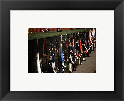 Framed Art Frame Art Dedication of Vietnam Veterans Memorial 1982 Wall Decor 18x24 Artwork