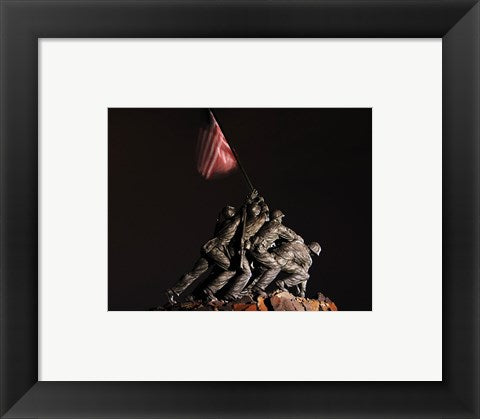 Framed Art Iwo Jima Memorial I Wall Decor 18x24 Artwork