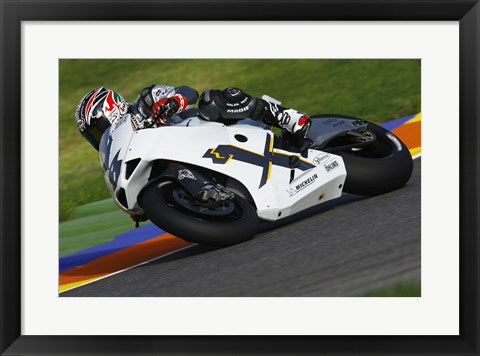 Framed Art Garry McCoy riding the Ilmor X3 Wall Decor 18x24 Artwork