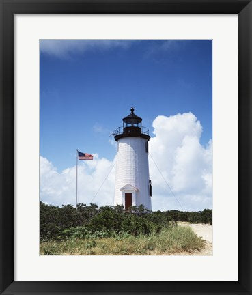Framed Art Framed Ape Poge Light, Cape Cod, Massachusetts Wall Decor18x24 Artwork