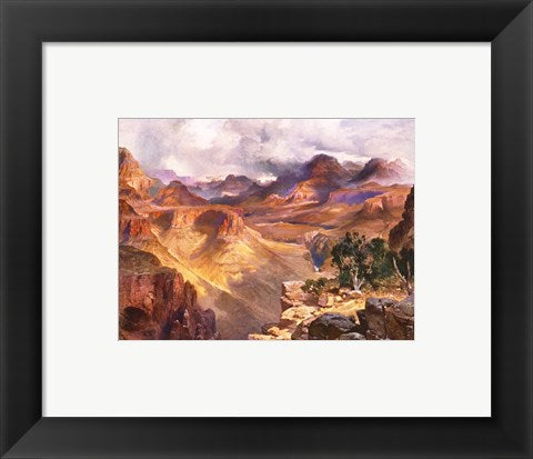 Framed Art Grand Canyon of the Colorado Wall Decor 18x24 Artwork