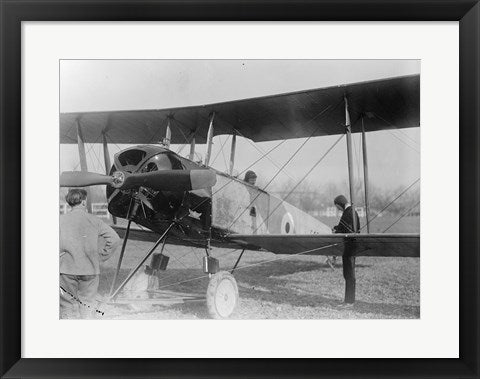 Framed Art Allied Aircraft Closeup Framed Art for your Home Wall Decor 18x24 Artwork