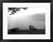 Framed Art Early Morning Fishing Framed Art for your Home Wall Decor 18x24 Artwork