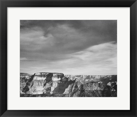 Framed Art View from the North Rim, Grand Canyon National Park, Arizona, 1933 by Ansel Adams Wall Decor 18x24 Artwork