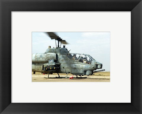 Framed Art A AH-1A Cobra Framed Art for your Home Wall Decor 18x24 Artwork