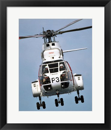 Framed Art Frame Art Canadian Forces Boeing Vertol CH-113 Labrador helicopter Wall Decor 18x24 Artwork