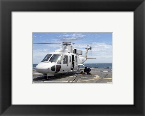 Framed Art Royal Thai Navy Sikorksy S-76B Wall Decor 18x24 Artwork
